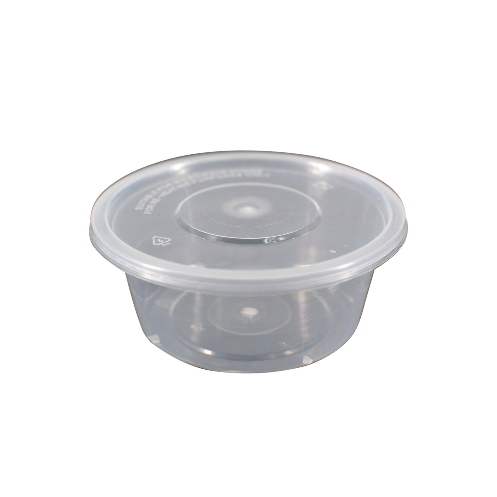 280ml Clear Round Microwaveable Bowl