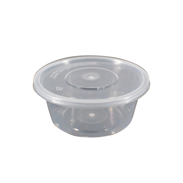 280ml Clear Round Microwaveable Bowl