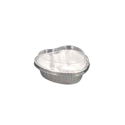 170ml Heart Aluminum Pan with lid