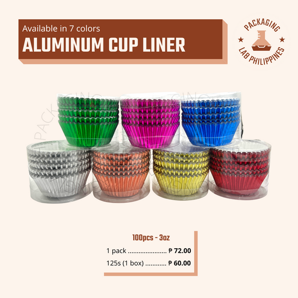3oz. Aluminum Cupcake Liner (100pcs)