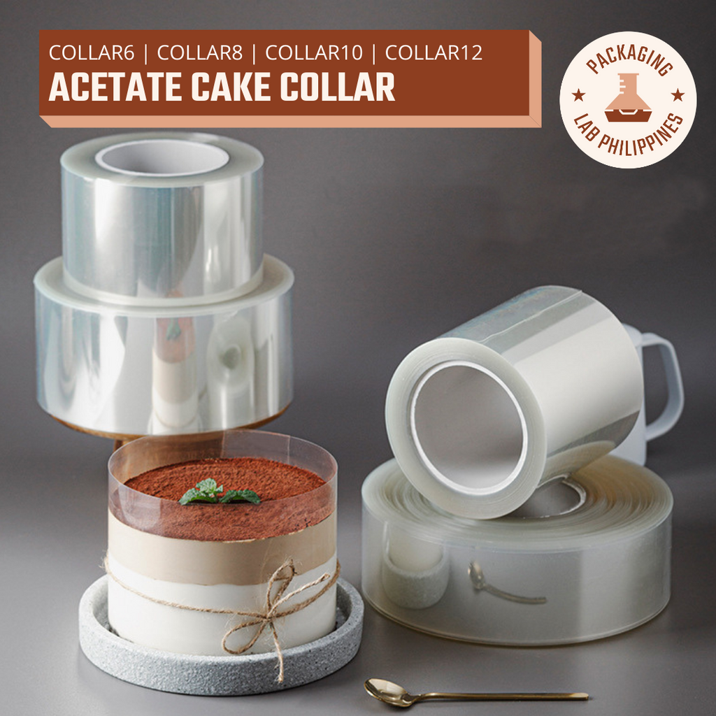 Food Collars Acetate Cake Collar for Cakes & Pastries (1kg) – Packaging Lab Philippines