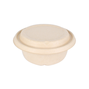 750ml Sugarcane Bowl with Paper Lid