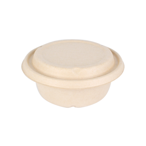 750ml Sugarcane Bowl with Paper Lid