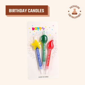 Korean Inspired Cute Candles 3- Color Candles