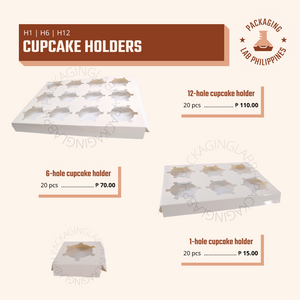 Cupcake Holders 12-Hole, 6-Hole & 1-Hole