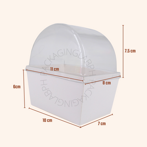 Eggdrop Sandwich Box with lid - Available in 3 designs