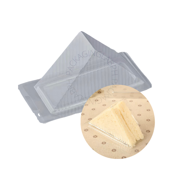 Small Plastic Sandwich Clamshell Triangle Sandwich Box