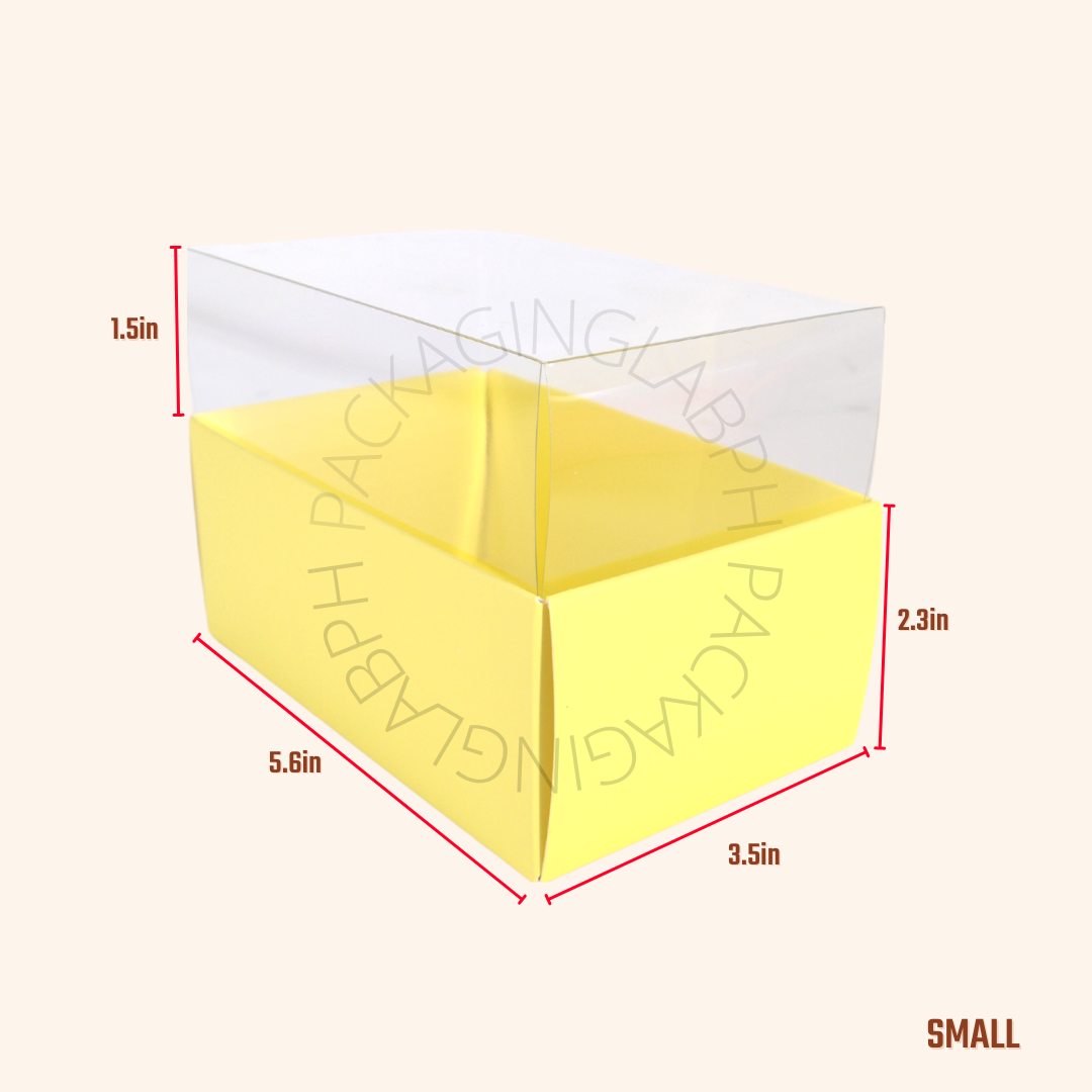 Dessert Box with Acetate Lid – Packaging Lab Philippines