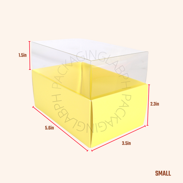 Dessert Box with Acetate Lid