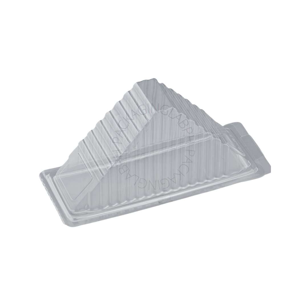 Medium Plastic Sandwich Clamshell Triangle Sandwich Box