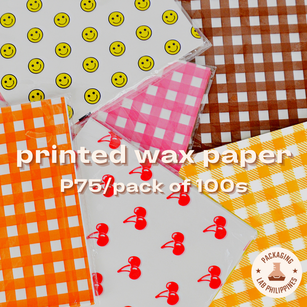 16x16 cm Cute Printed Wax Paper for Bento Cakes