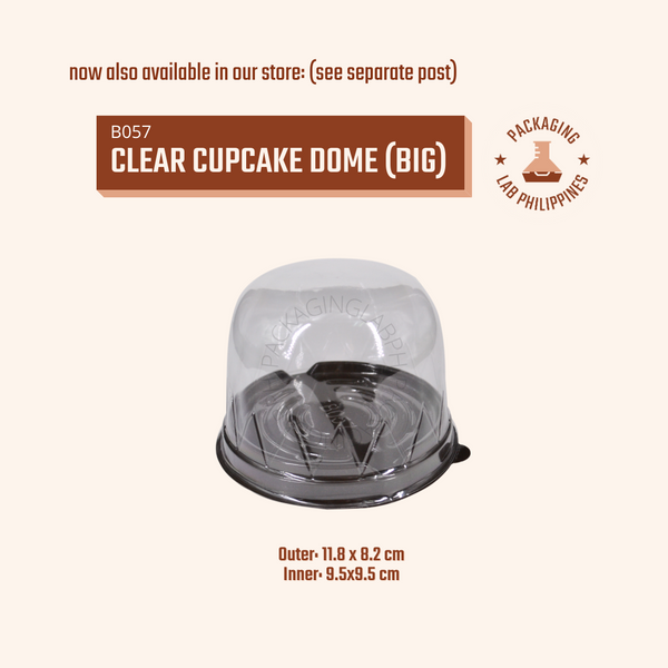2-piece Cupcake Dome (Gold / Brownblack)