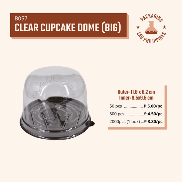 Large Cupcake Dome / Round Canister