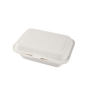 600mL Clamshell Sugarcane Box