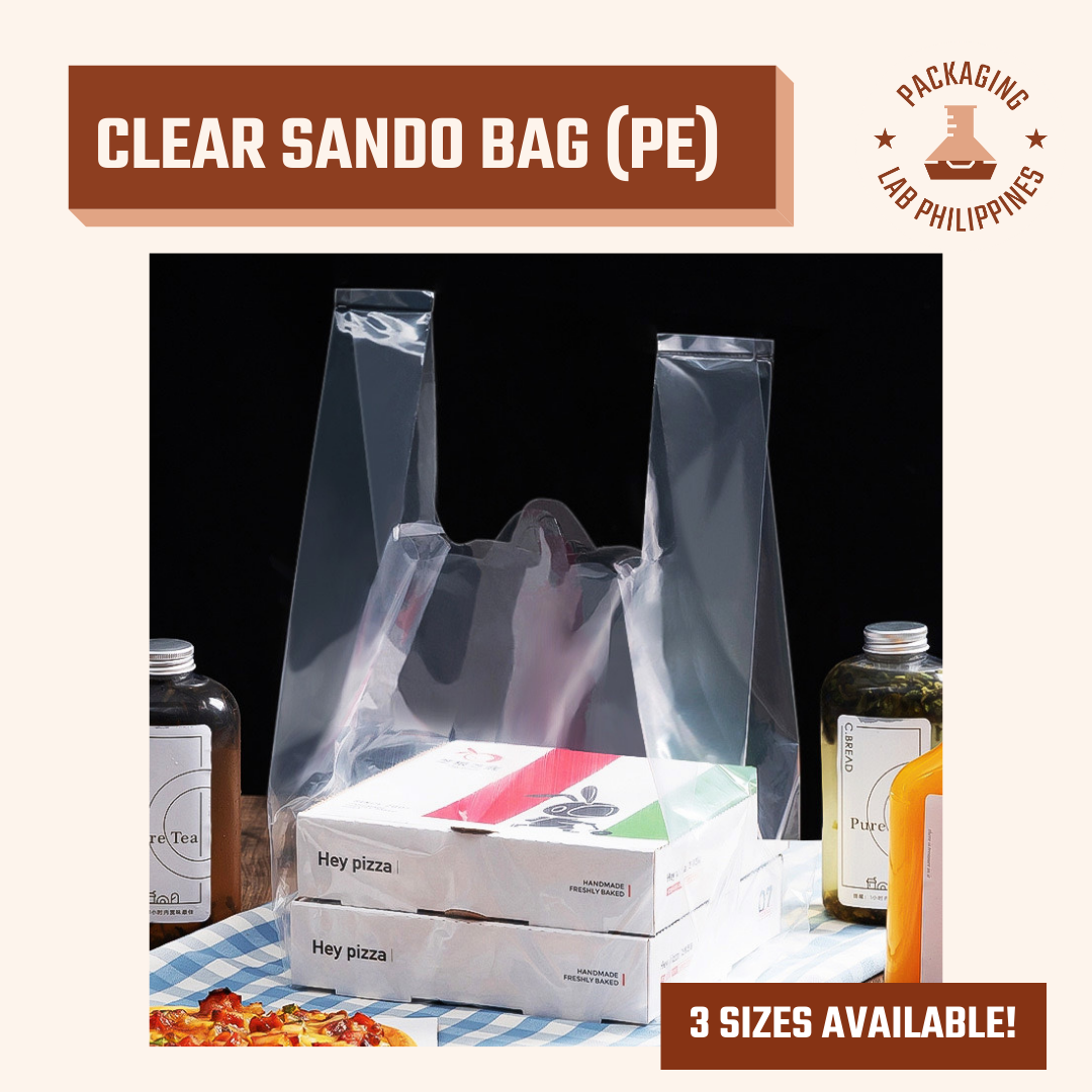 Clear Plastic Sando Bag PE Plastic Bag Takeout Plastic Bag – Packaging ...