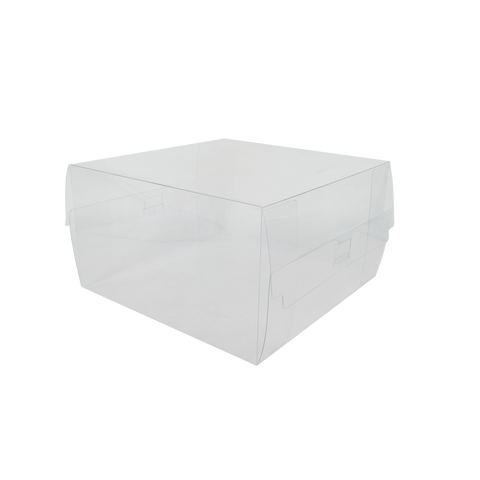 10.5" x 10.5" x 5.9" Clear Cake Box