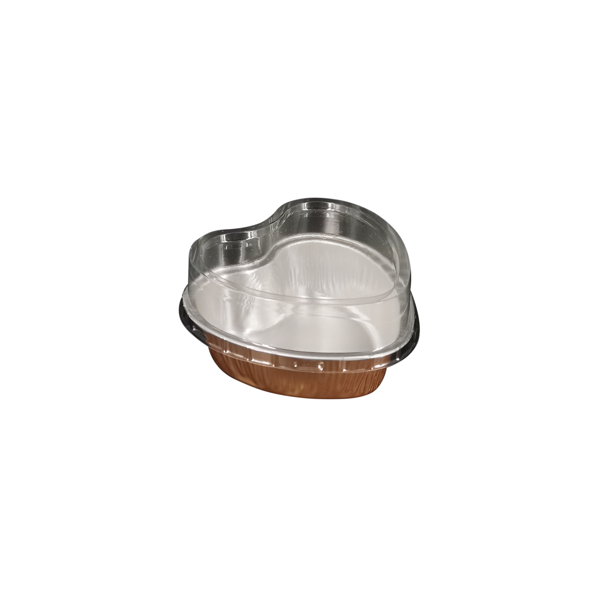 100ml Heart Pan with lid - Gold