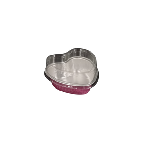 100ml Heart Pan with lid - Pink