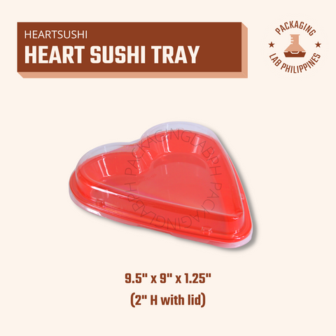 Heart Sushi Tray