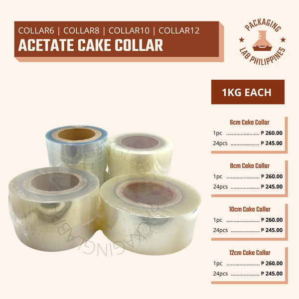 Acetate Cake Collar for Cakes & Pastries (1kg)