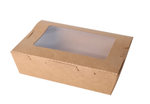 1200mL Kraft Box with window