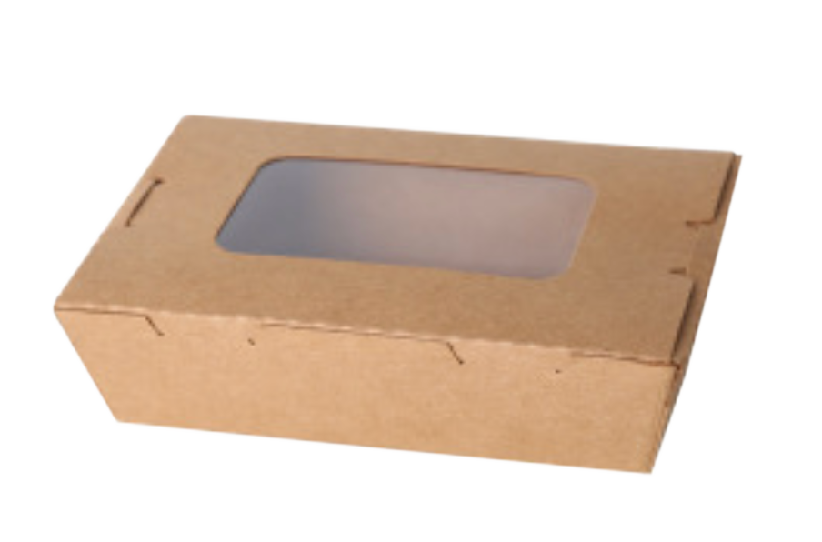 500mL Kraft Box with window