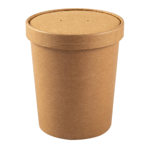 32oz. Kraft Tub (with or without lid)