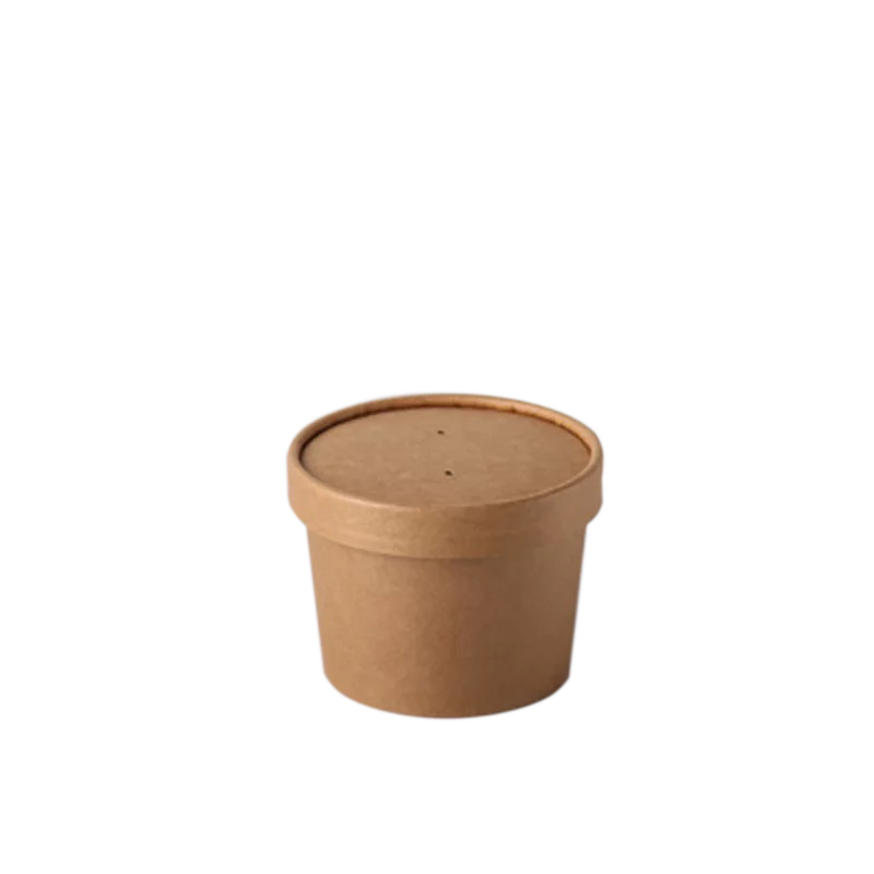 8oz. Kraft Tub (with or without lid)