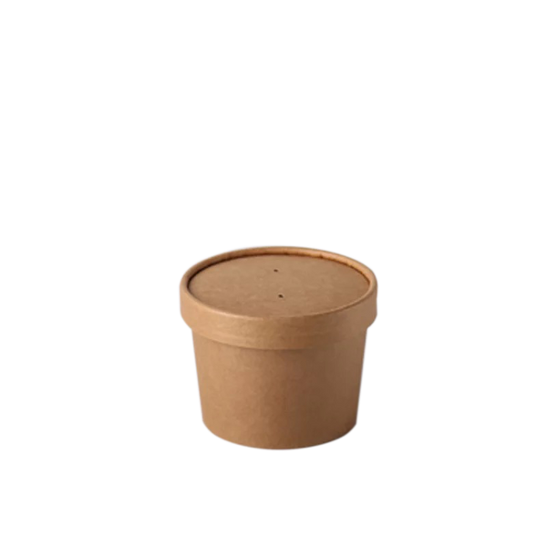 8oz. Kraft Tub (with or without lid)