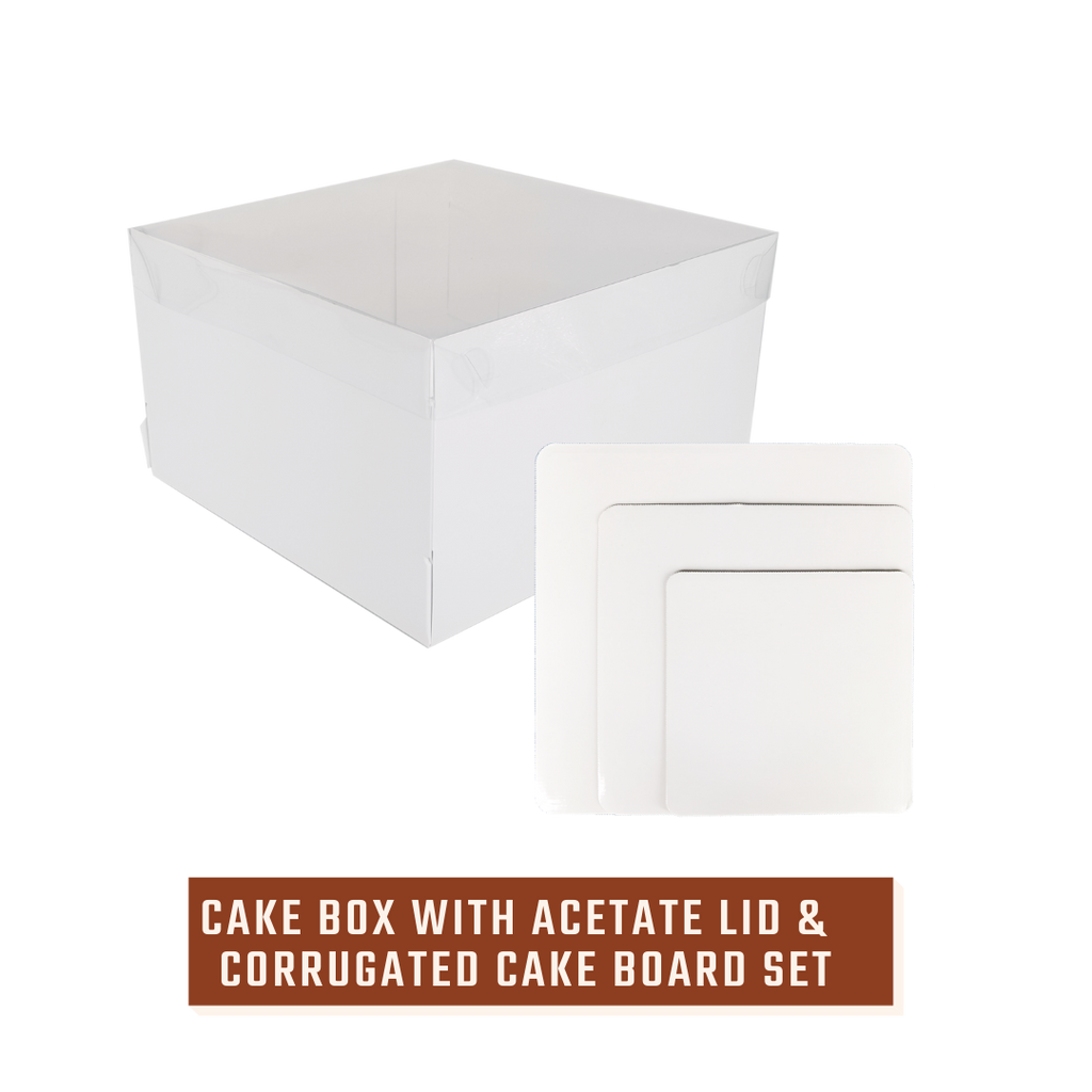 White Cake Board 10 Inch Square