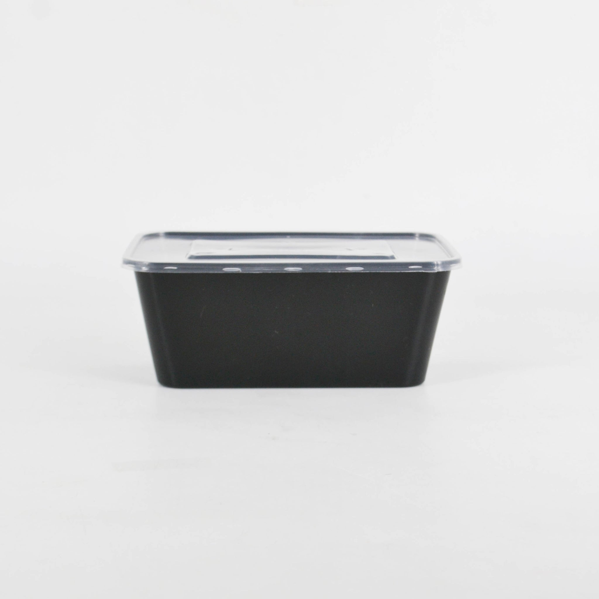 1000ml Black Rectangular Microwavable Container