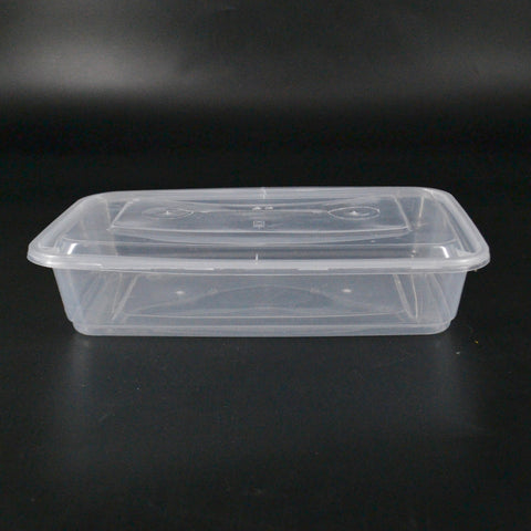 1250ml Rectangular Microwavable Container