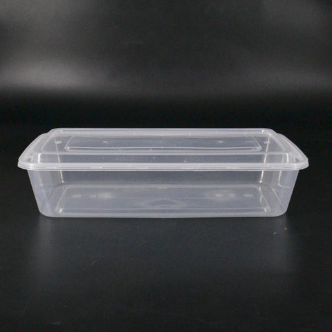 3000ml Rectangular Microwavable Container