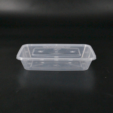 500ml Rectangular Microwavable Container