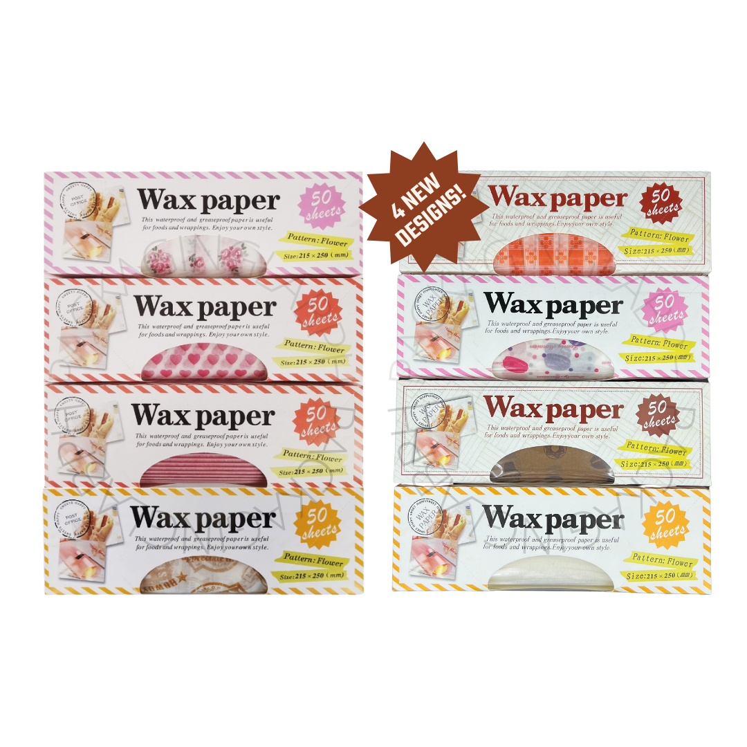 Printed Wax Paper (50pcs per box)