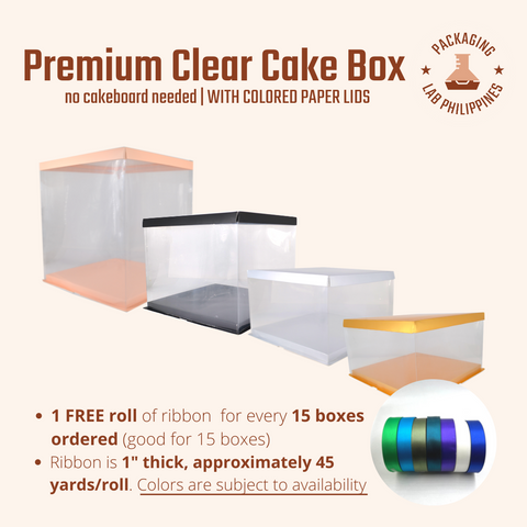 Cake and Pastry Boxes (Paper & Clear Acetate) – Page 3 – Packaging Lab ...