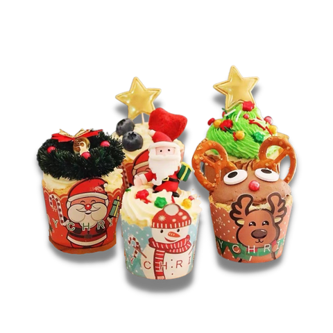 Christmas Cupcake Liner (3 Designs)