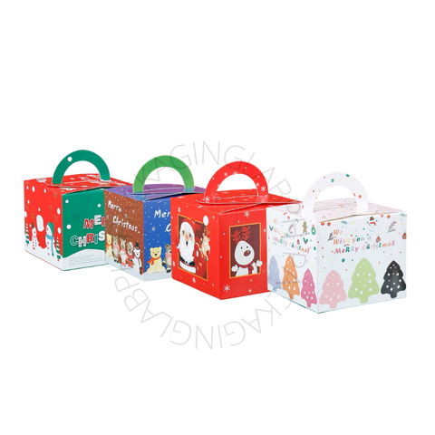 Christmas Mini Gift Box with Handle