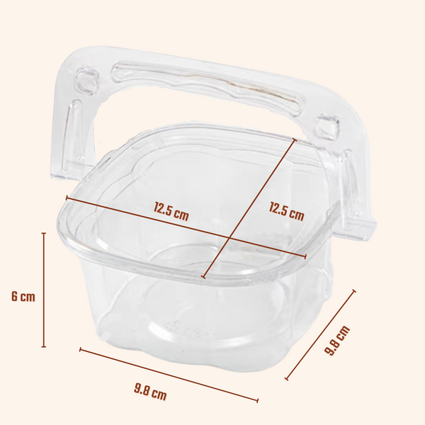 Square Deli Container with Handle