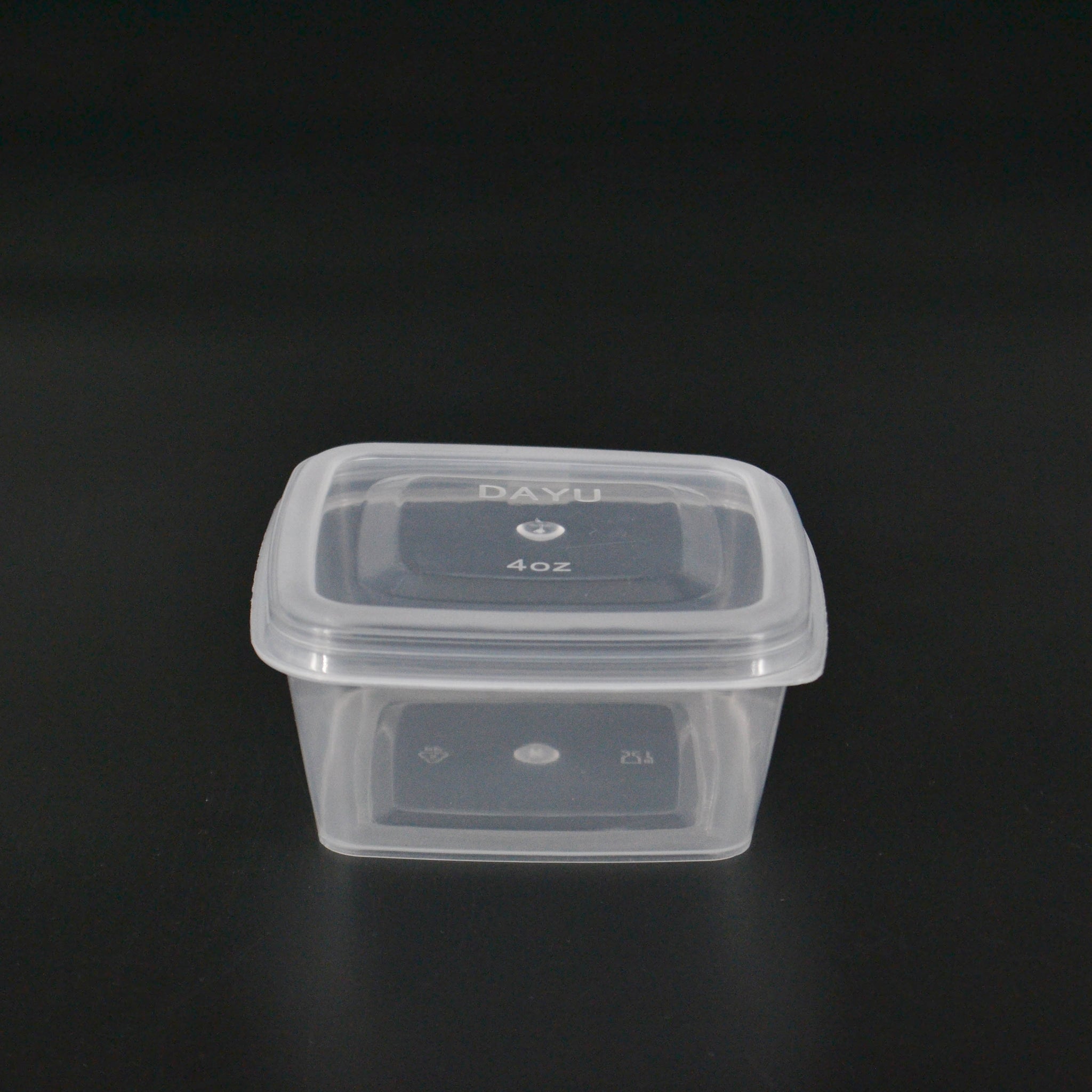 Square and Round Hinged Sauce Cups