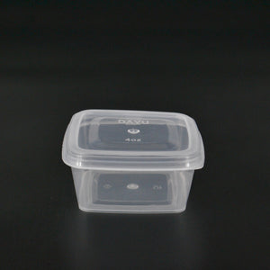 Square and Round Hinged Sauce Cups