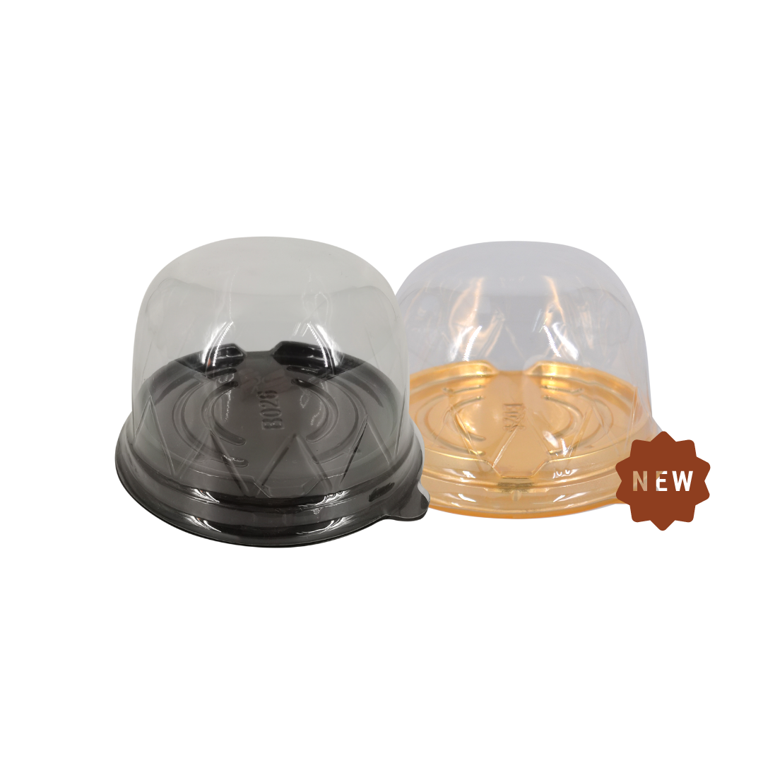 2-piece Cupcake Dome (Gold / Brownblack)